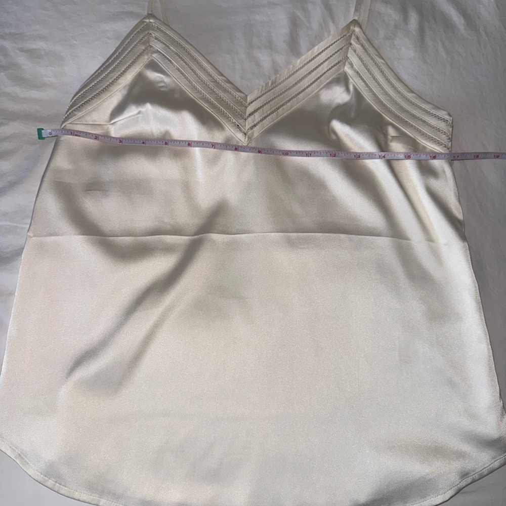 Express Cream Satin Chemise